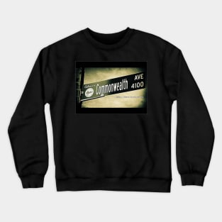 Commonwealth Avenue, Culver City, California by Mistah Wilson Crewneck Sweatshirt